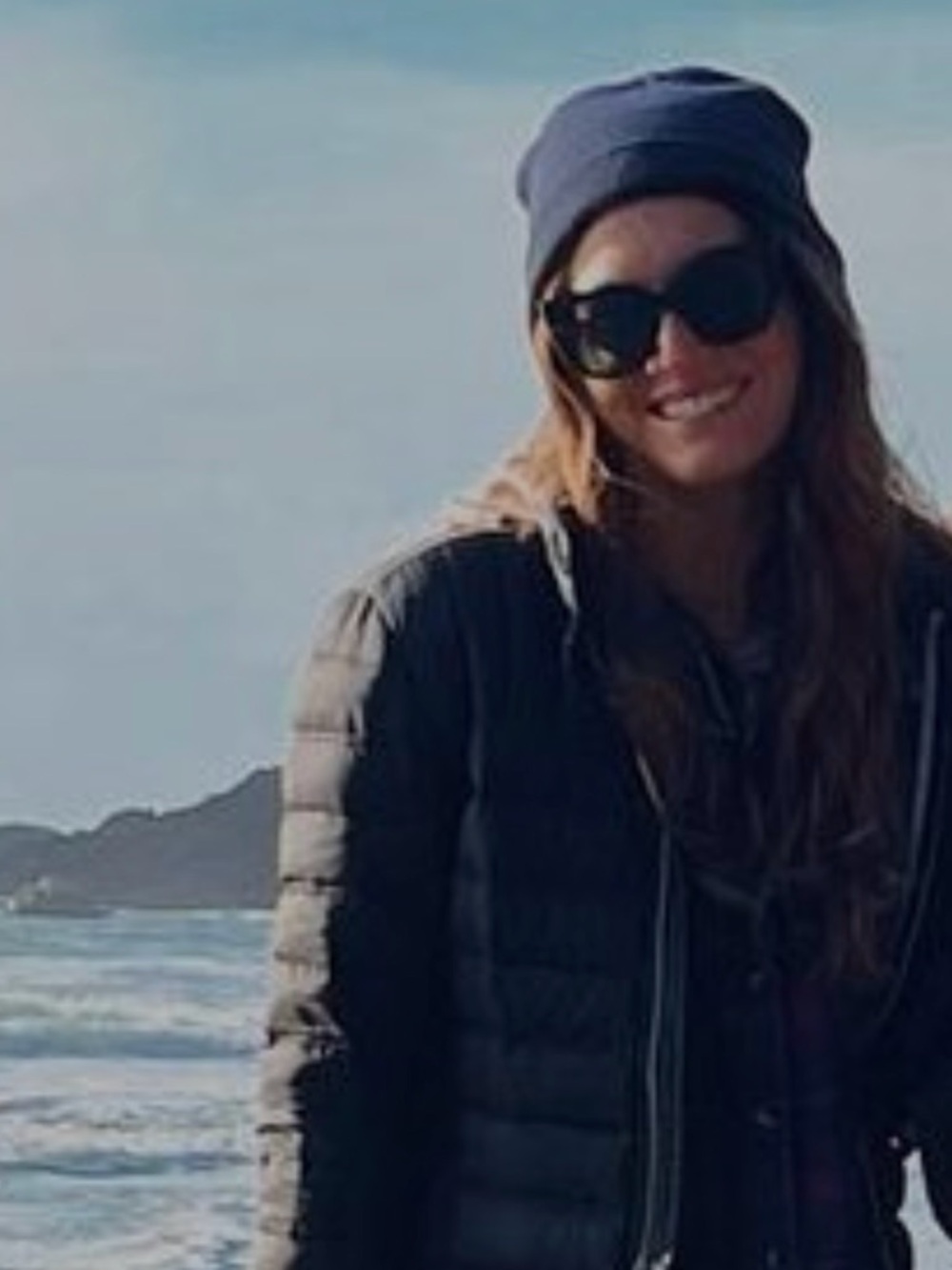 Navy Blue Knit Beanie